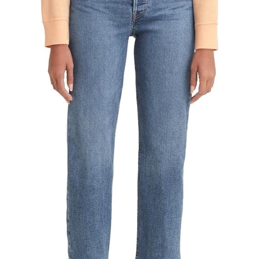 Levi's Womens Ribcage Straight Leg Ankle Jeans
